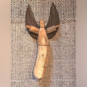Santa Fe Signed Wooden Folk Art Angel by Hector Rascon